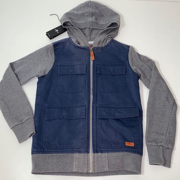 🔥 7 for all marking sweater jackets hoodies full zip Sz s 6/7 New - Picture 1 of 6